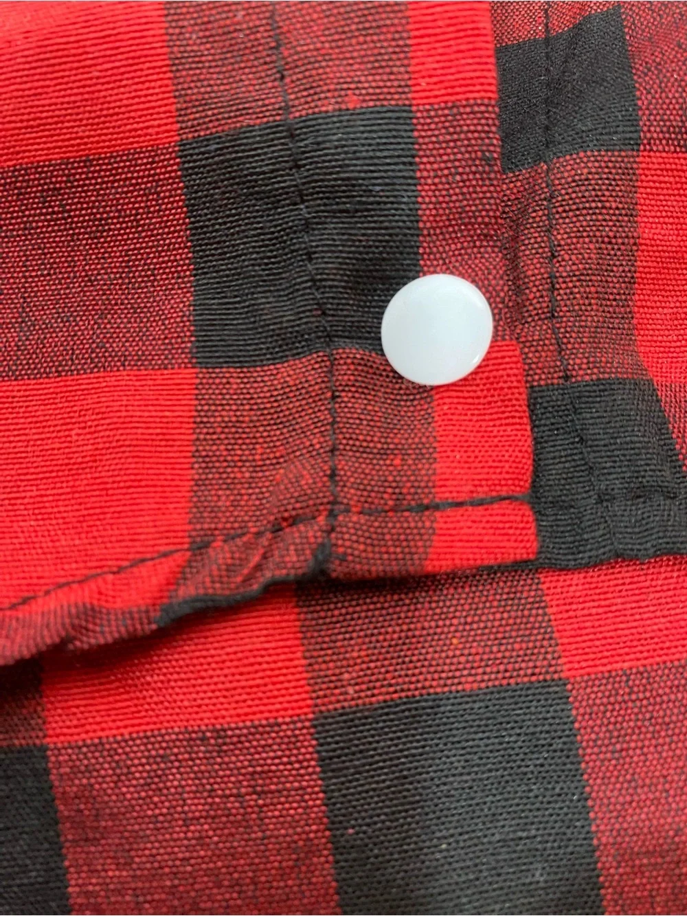 Unbranded Red & Black Buffalo Plaid Dog Jacket